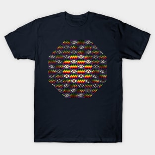 Abstract Kente Octagon T-Shirt